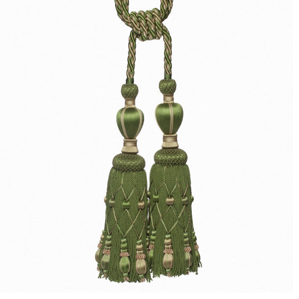 Normandy Double Tassel Tieback - Endive