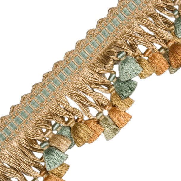 Avignon Silk Tassel Fringe - Autumn Sky