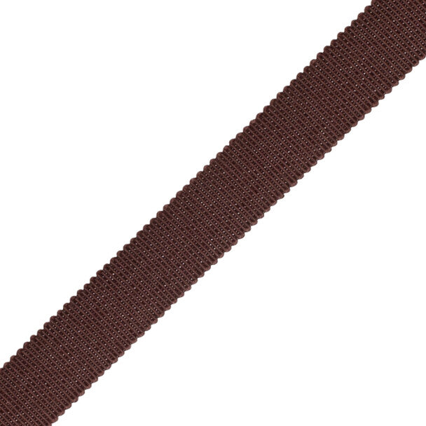 5/8" French Grosgrain Ribbon - Chocolate
