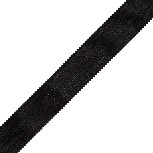 1" French Grosgrain Ribbon - Black