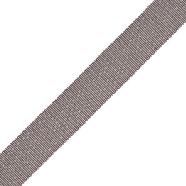 1" French Grosgrain Ribbon - Pebble