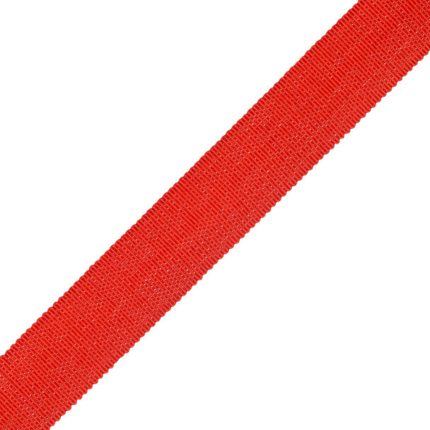 1" French Grosgrain Ribbon - Tomato