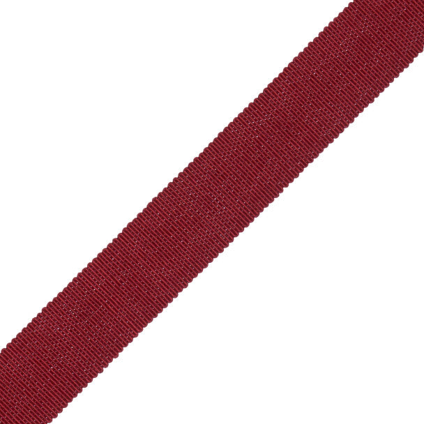 1" French Grosgrain Ribbon - Ruby