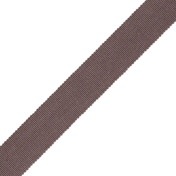 1" French Grosgrain Ribbon - Charcoal