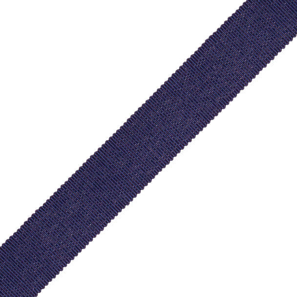 1" French Grosgrain Ribbon - Ink Blue