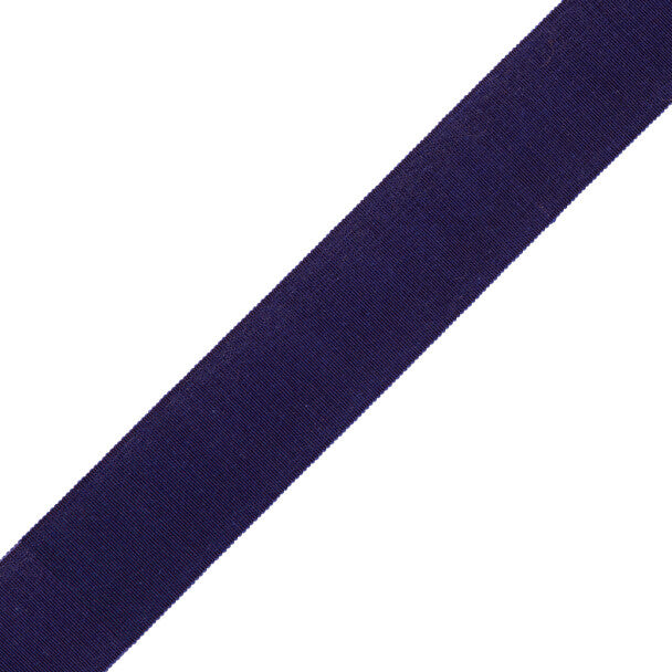 1" French Grosgrain Ribbon - Blueberry