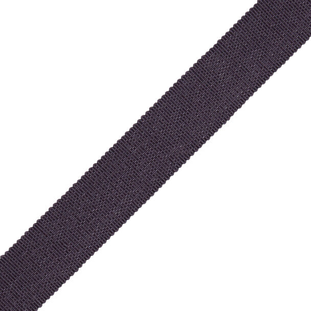 1" French Grosgrain Ribbon - Granite
