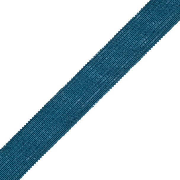 1" French Grosgrain Ribbon - Peacock