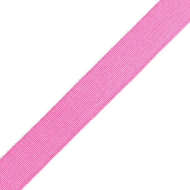 1" French Grosgrain Ribbon - Bubble Gum