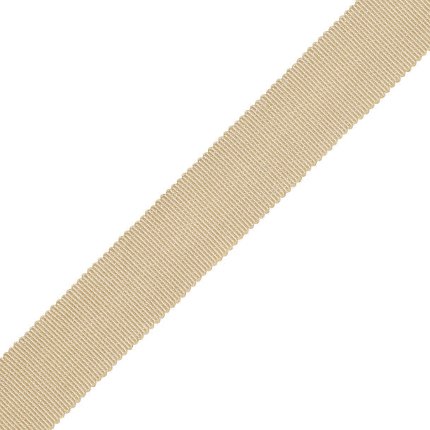 1" French Grosgrain Ribbon - Buff