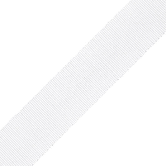 1.5" French Grosgrain Ribbon - White
