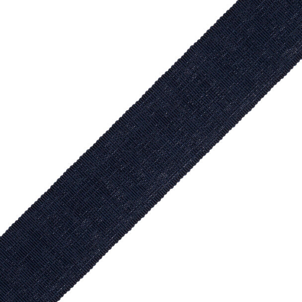 1.5" French Grosgrain Ribbon - Midnight