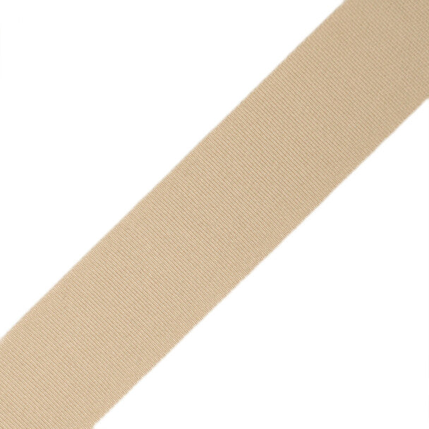 1.5" French Grosgrain Ribbon - Cafe Au Lait