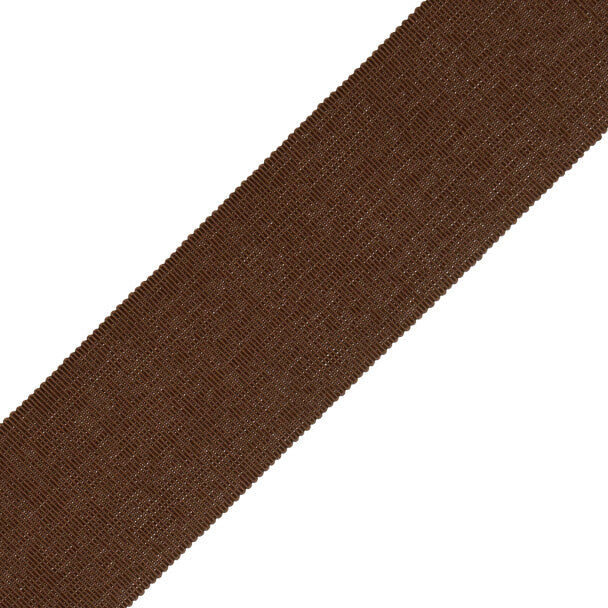 2" French Grosgrain Ribbon - Chocolate