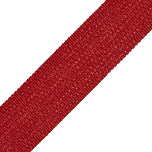 2" French Grosgrain Ribbon - Scarlet