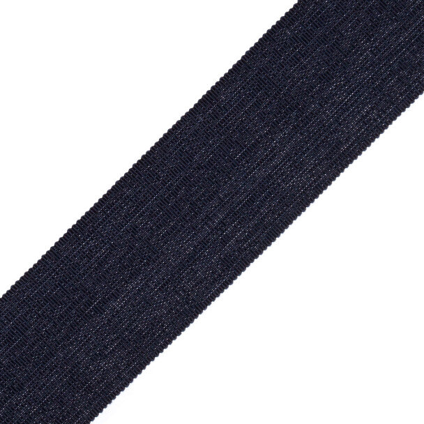 2" French Grosgrain Ribbon - Midnight