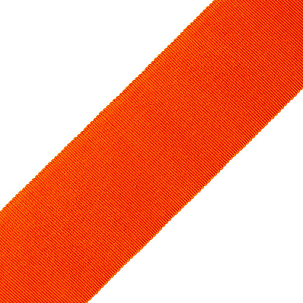 2" French Grosgrain Ribbon - Tangelo