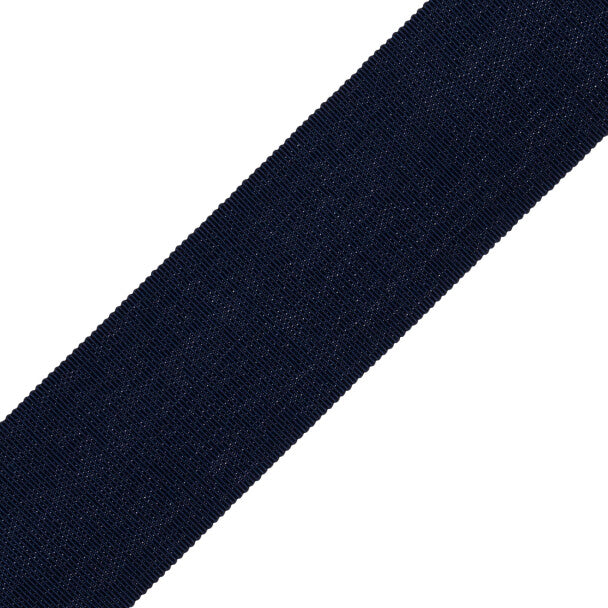 2" French Grosgrain Ribbon - Navy