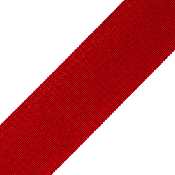 2" French Grosgrain Ribbon - Crimson