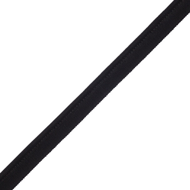 1/4" French Grosgrain Piping - Black