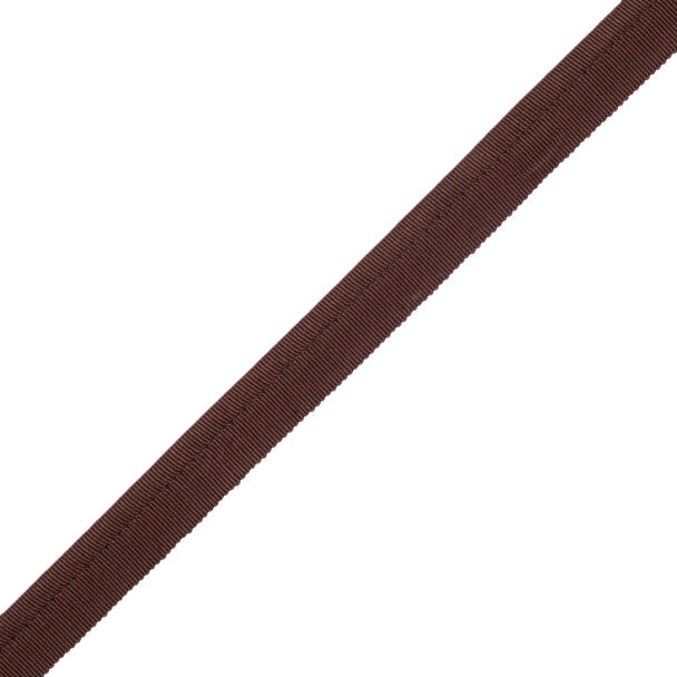 1/4" French Grosgrain Piping - Chocolate