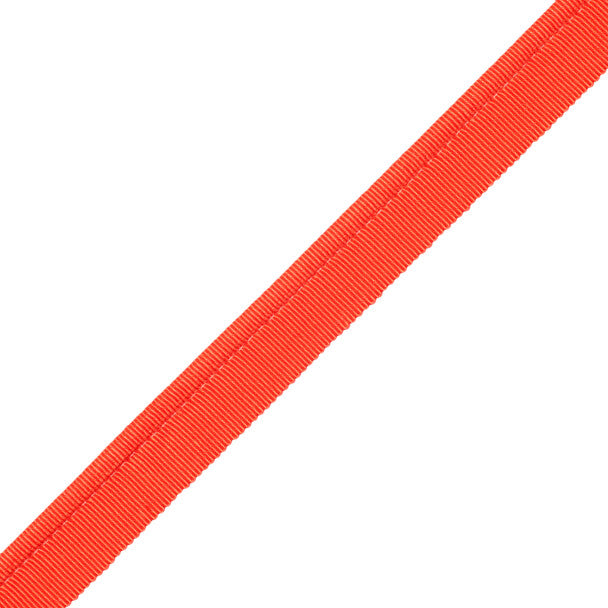1/4" French Grosgrain Piping - Coral
