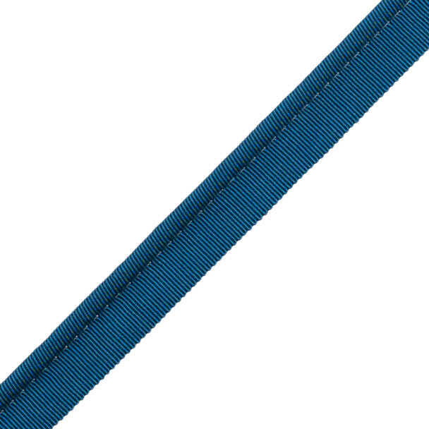 1/4" French Grosgrain Piping - Cerulean