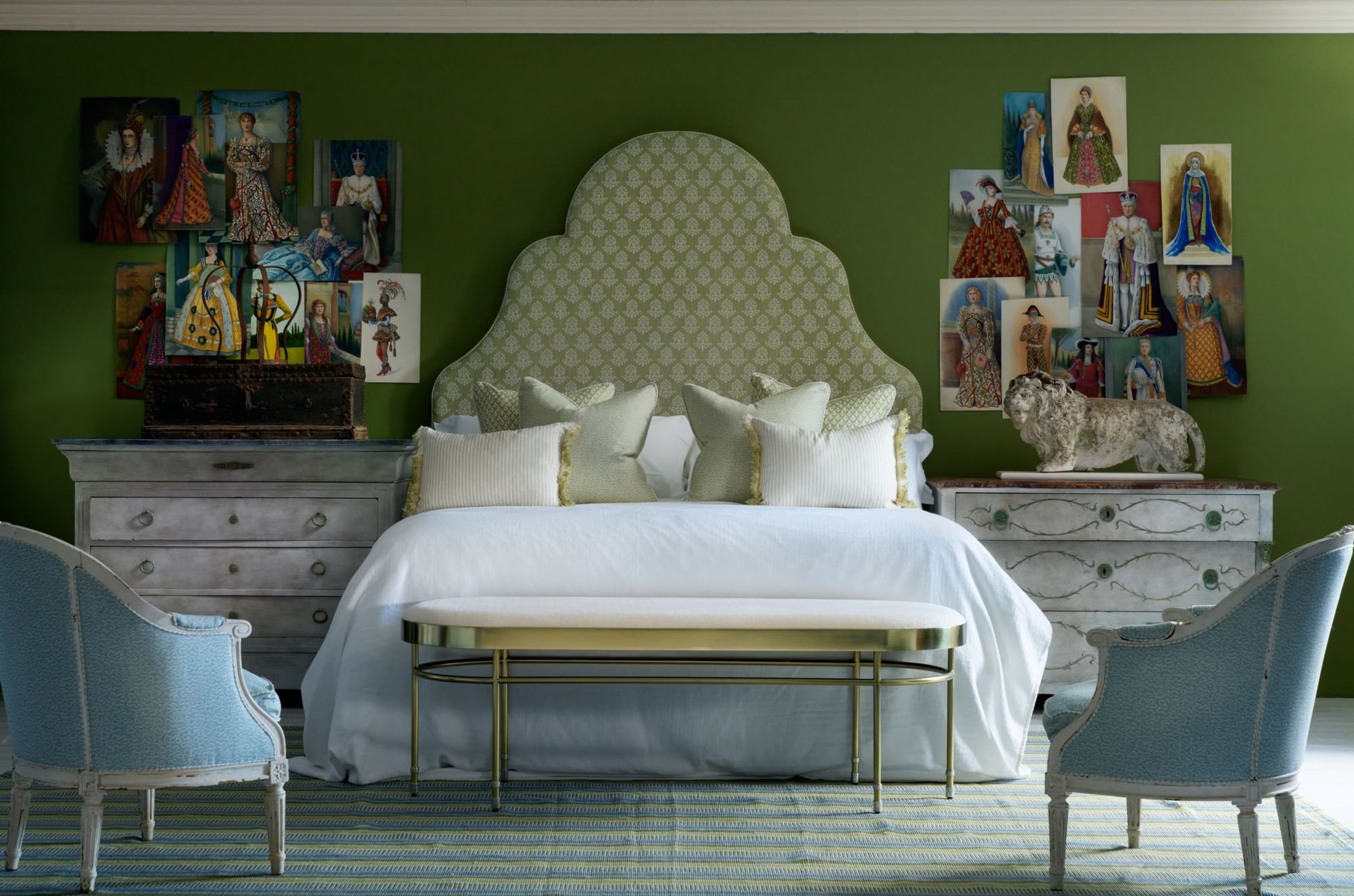 Chloe Headboard styled