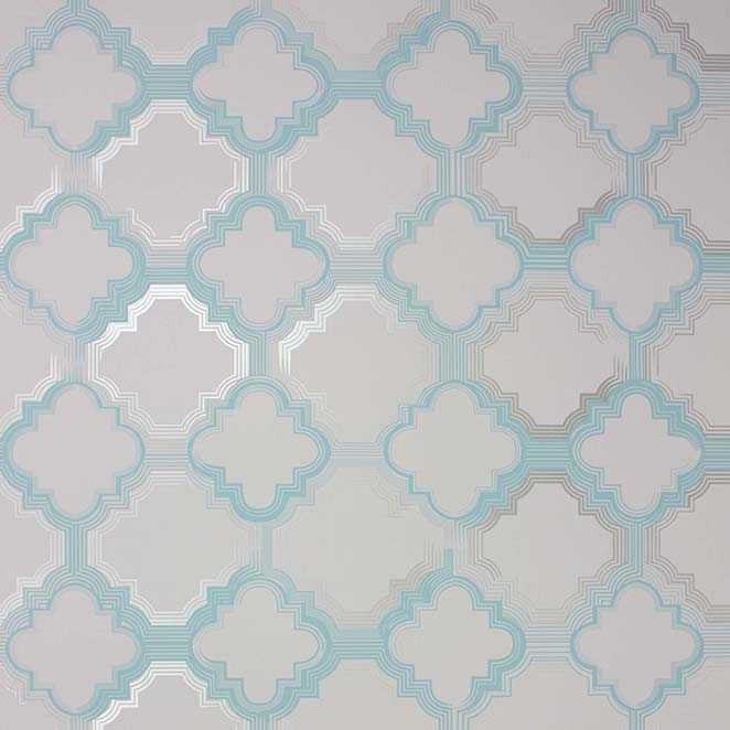Osborne & Little | Quatrefoil wallcovering - W6599-02