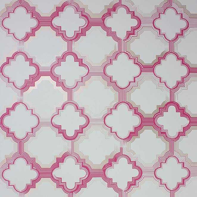 Osborne & Little | Quatrefoil wallcovering - W6599-04