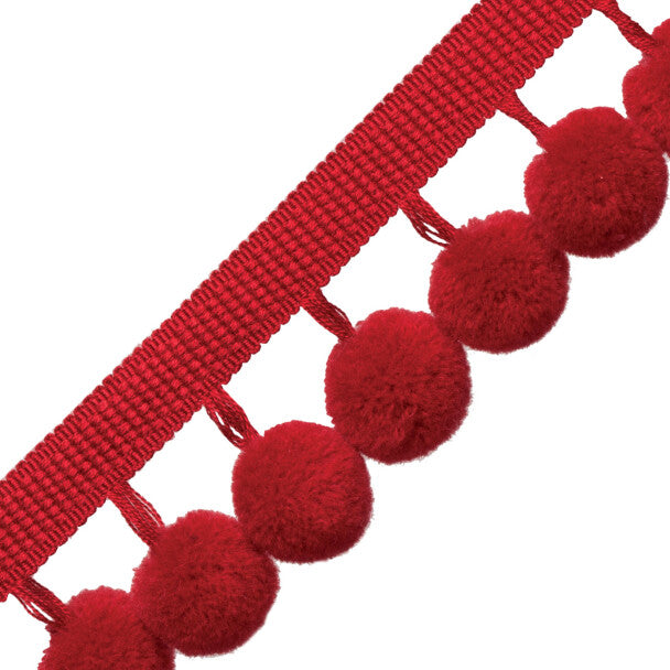 Dolce Pom Pom Fringe - Candy Apple