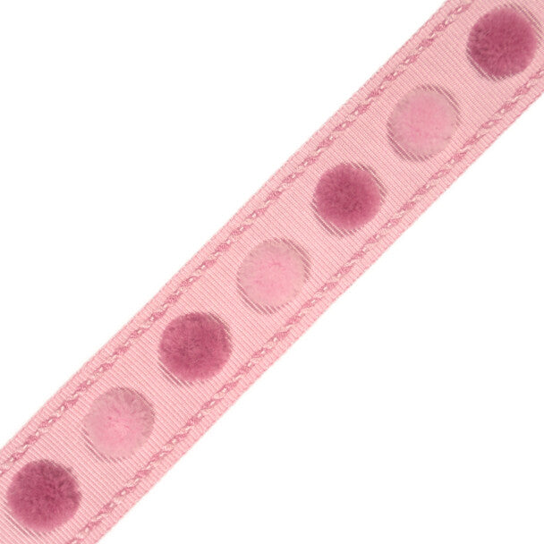 1.4" Dolce Pom Pom Border - Cotton Candy