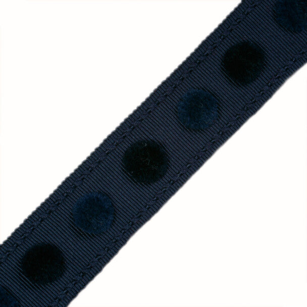 1.4" Dolce Pom Pom Border - Blueberry Pie
