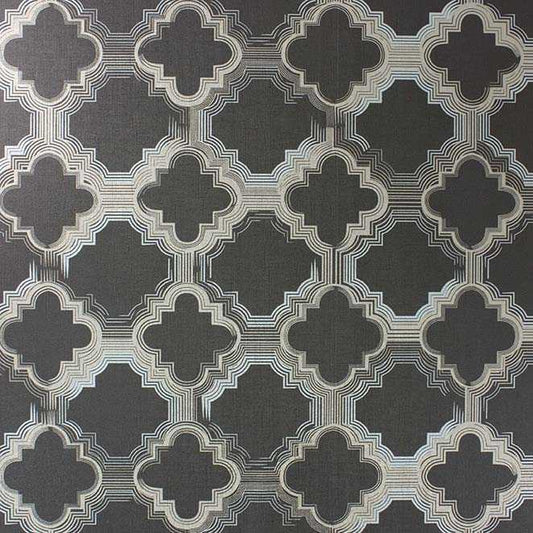Osborne & Little | Quatrefoil wallcovering - W6586-03