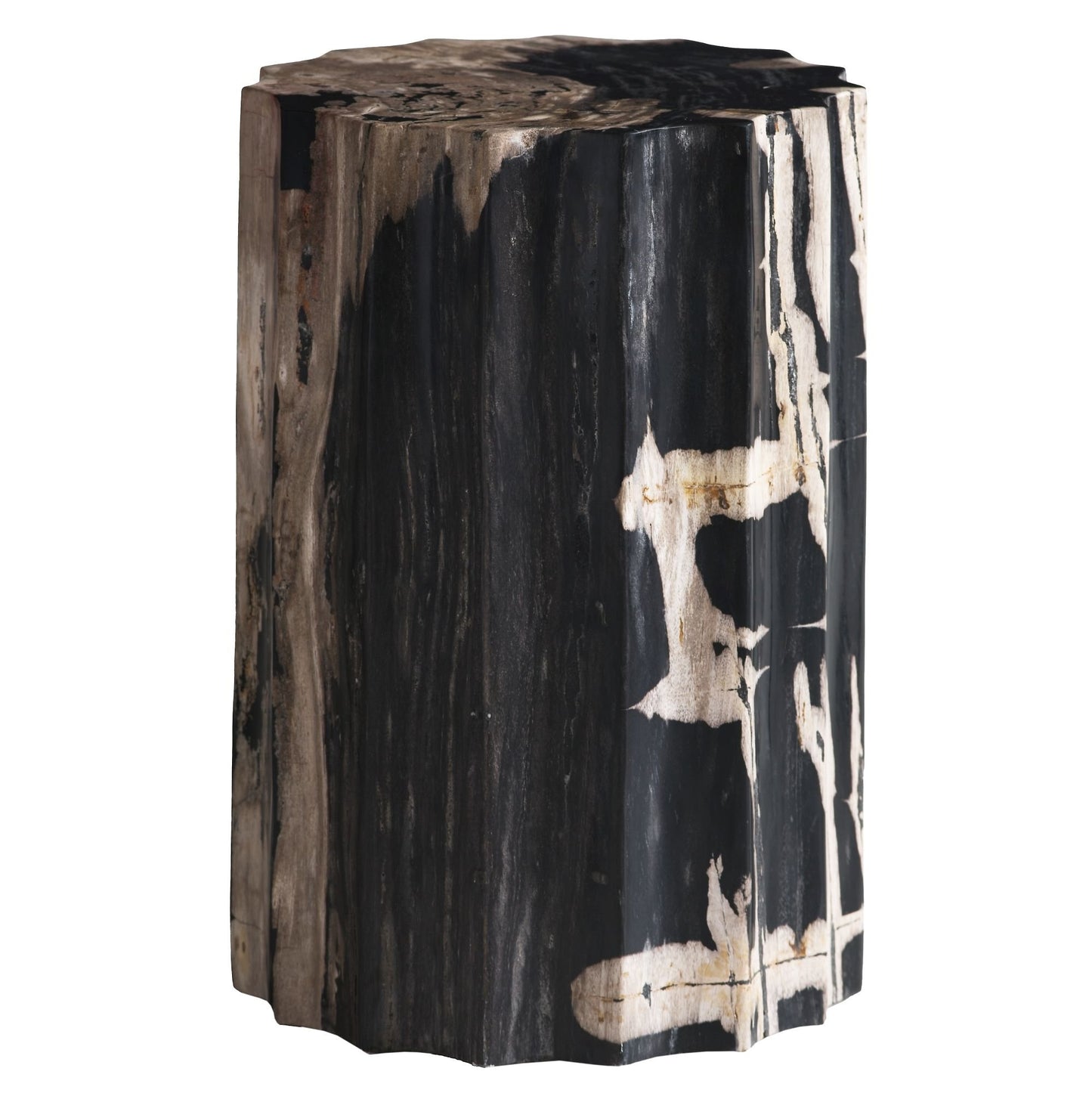 Andrew Martin | Petrified Scallop Log Side Table