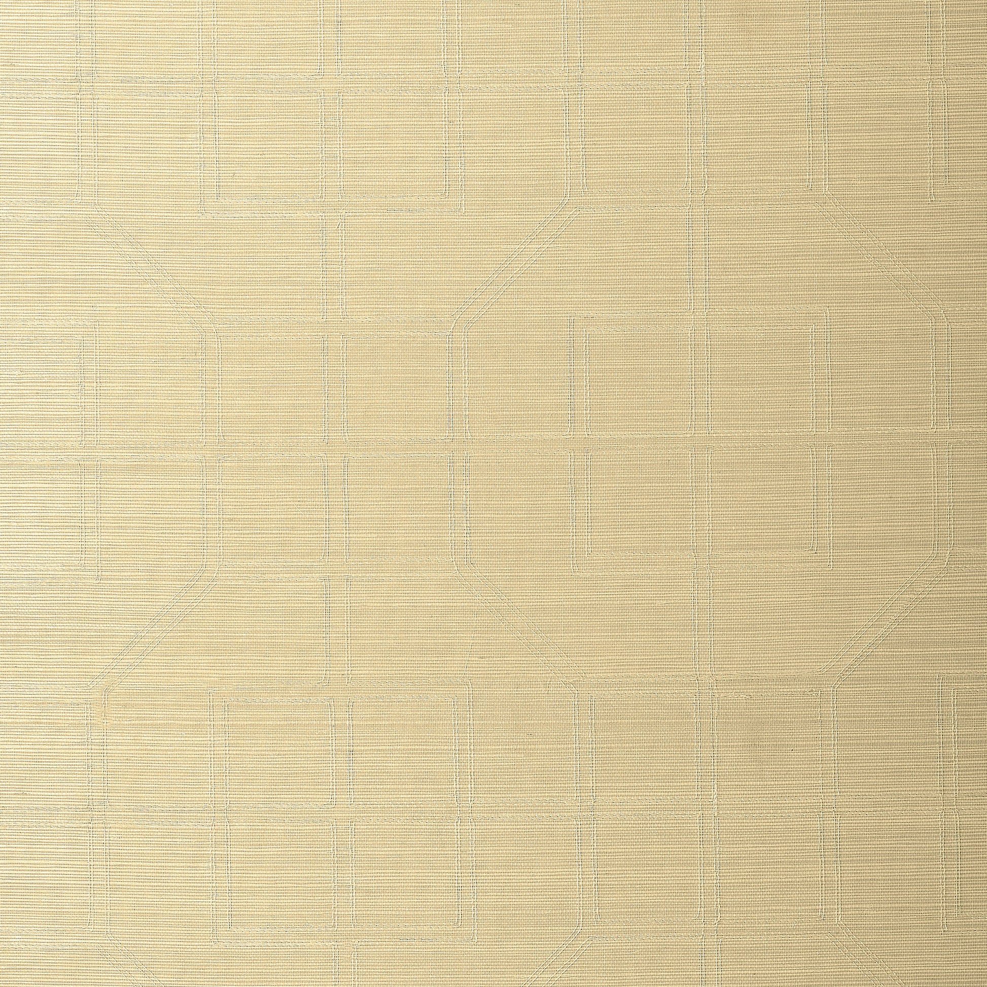 Schumacher | Linyi Embroidered Fret Sisal wallcovering - 5003550