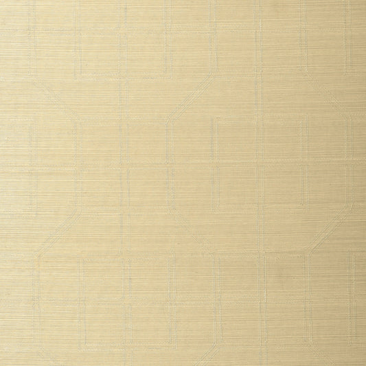 Schumacher | Linyi Embroidered Fret Sisal wallcovering - 5003550