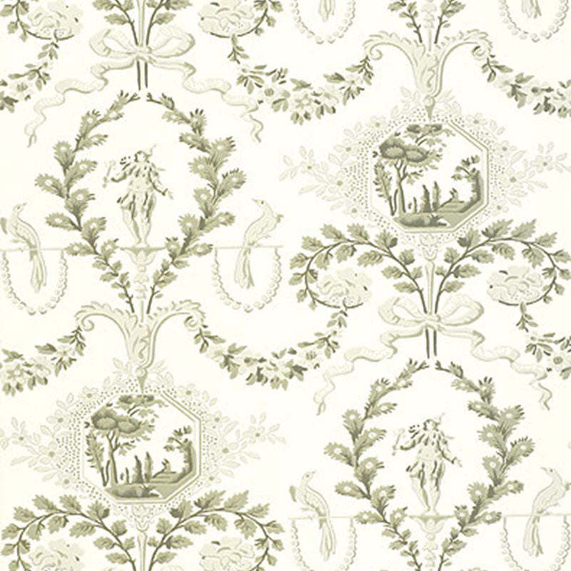 Schumacher | Jester Arabesque wallcovering - 5004110