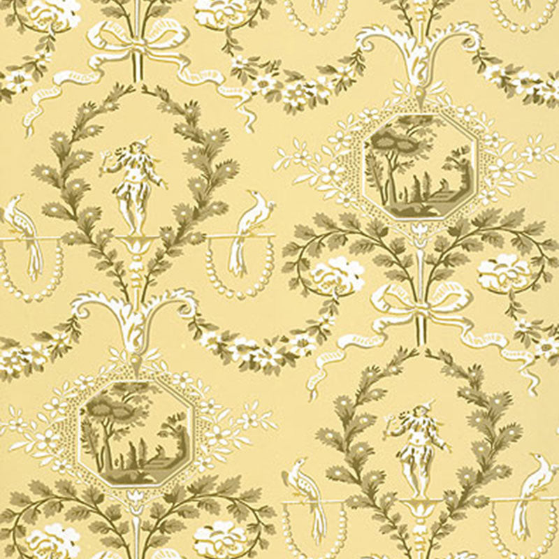 Schumacher | Jester Arabesque wallcovering - 5004112
