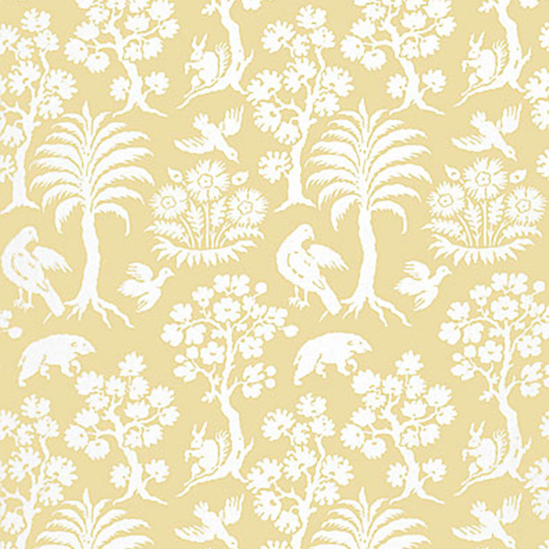Schumacher | Palm Damask wallcovering - 5004351