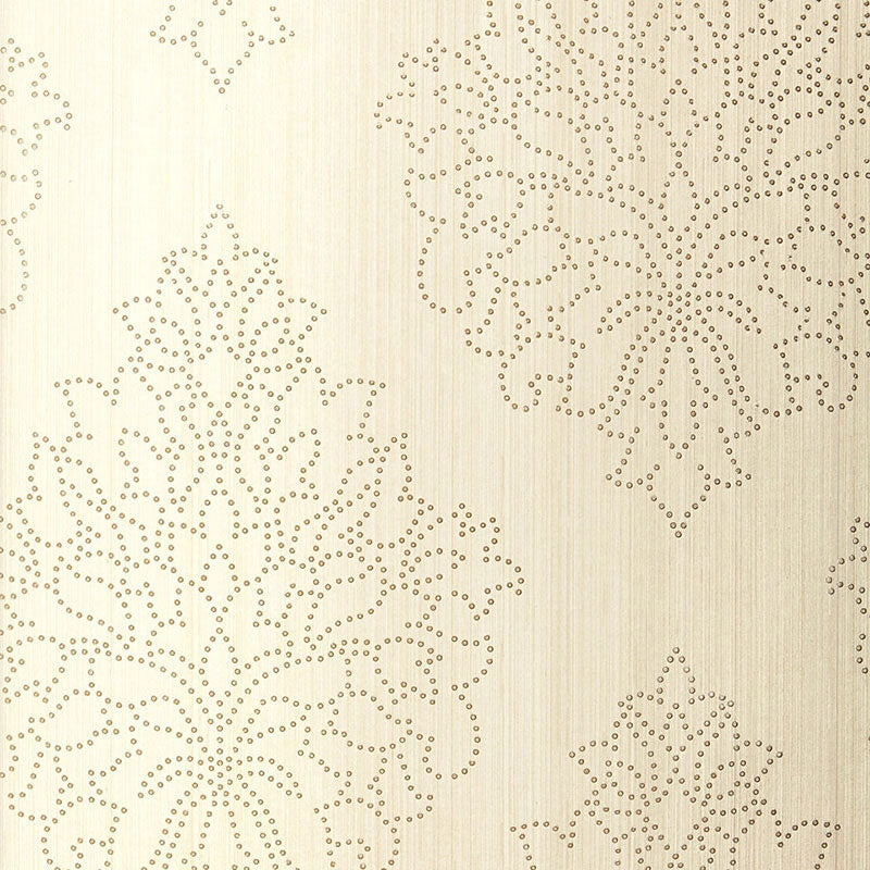 Schumacher | Beaded Damask wallcovering - 5005660