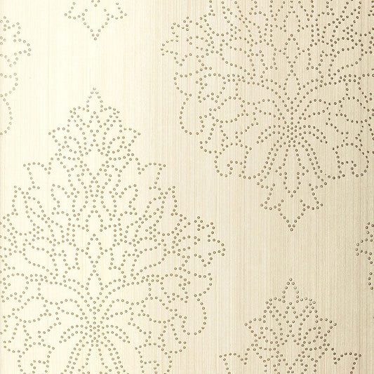 Schumacher | Beaded Damask wallcovering - 5005660