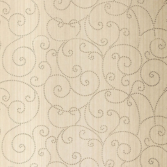 Schumacher | Beaded Scroll wallcovering - 5005720