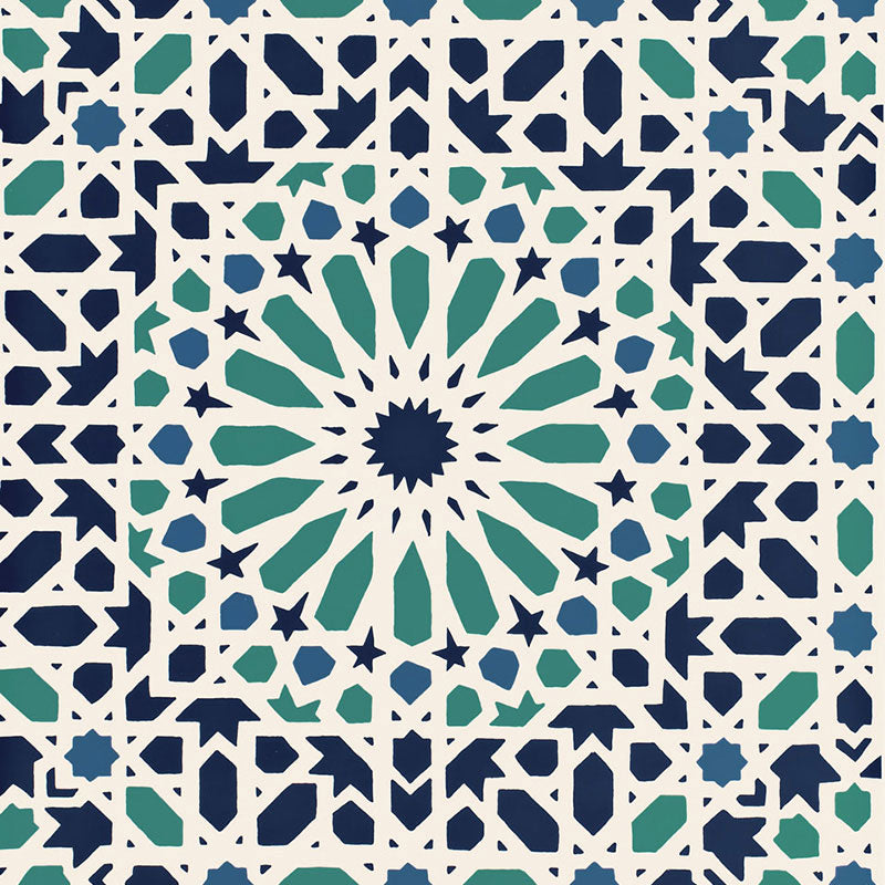 Schumacher | Nasrid Palace Mosaic wallcovering - 5005960