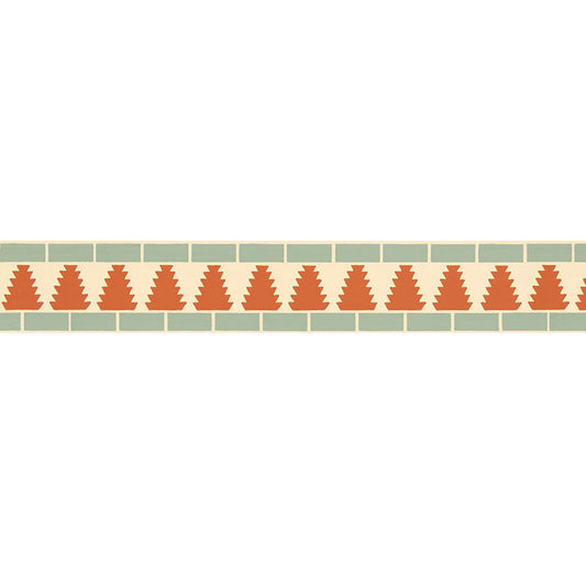 Schumacher | Cadiz Mosaic Border wallcovering - 5006032