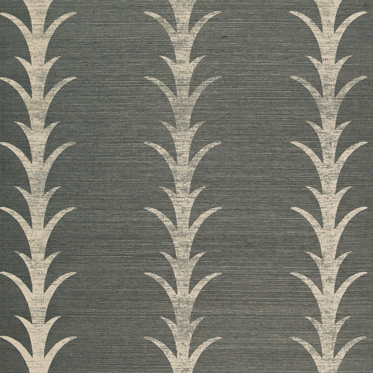 Schumacher | Acanthus Stripe Sisal wallcovering - 5006050