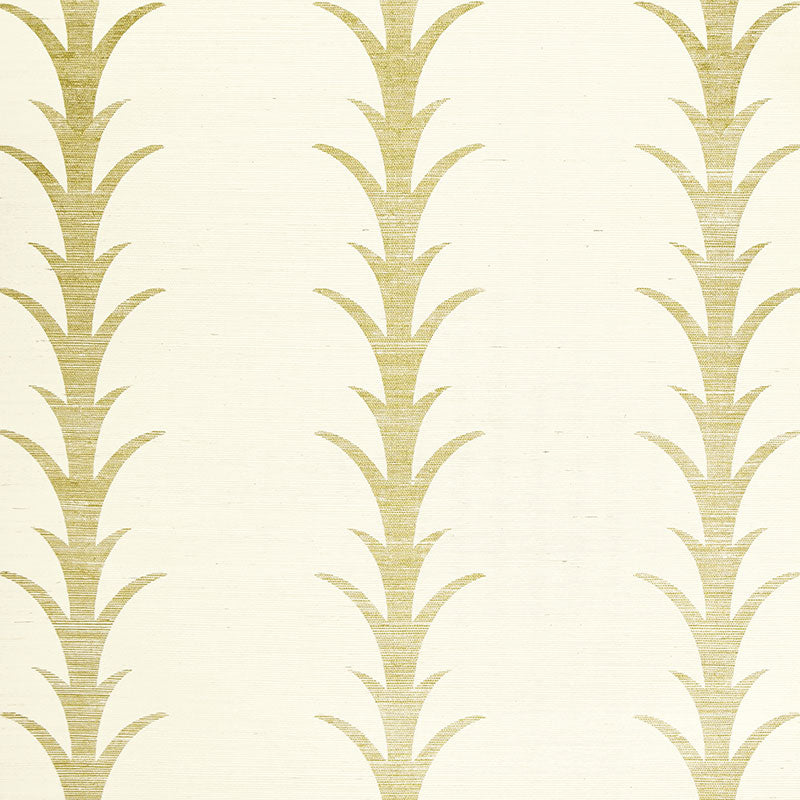 Schumacher | Acanthus Stripe Sisal wallcovering - 5006051