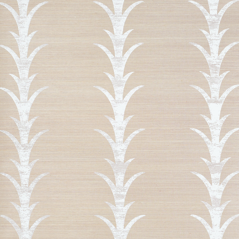 Schumacher | Acanthus Stripe Sisal wallcovering - 5006052