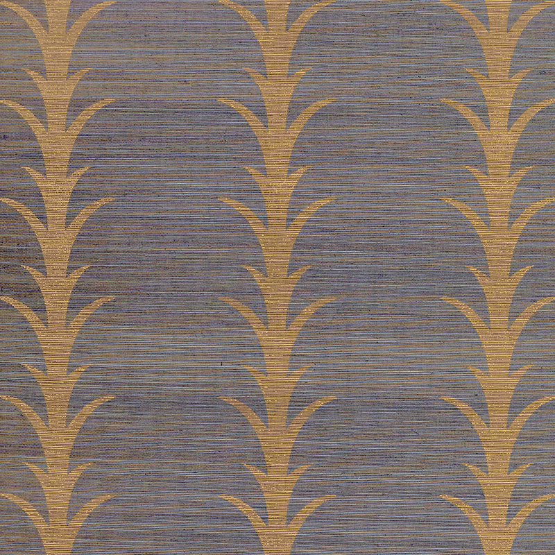 Schumacher | Acanthus Stripe Sisal wallcovering - 5006054