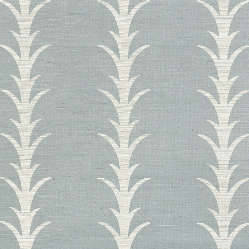 Schumacher | Acanthus Stripe Sisal wallcovering - 5006056